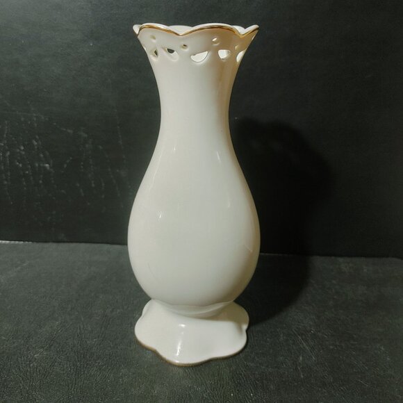 Thomas Kinkade The Lights Of Liberty Vase By Avon China Christmas Scene - Picture 3 of 7